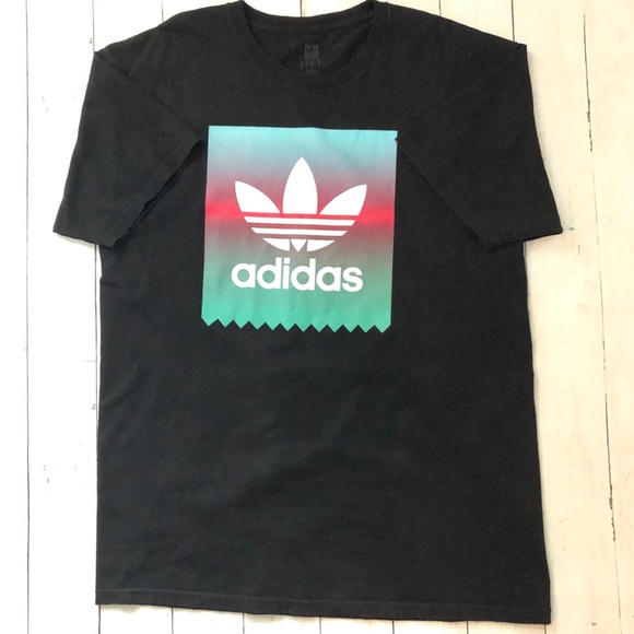 adidas Other - Adidas black graphic print tee size large